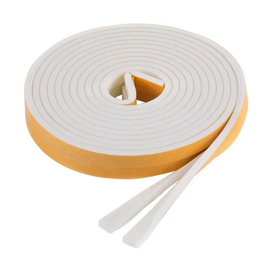 Joint d'étanchéité porte et fenêtre Basic AXTON 1 à 4mm, L.6M blanc