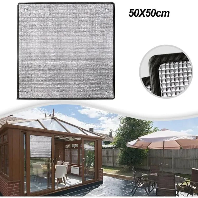 Feuille d'aluminium réfléchissante, film d'isolation thermique de 4 mm d'épaisseur, film de protection contre le froid