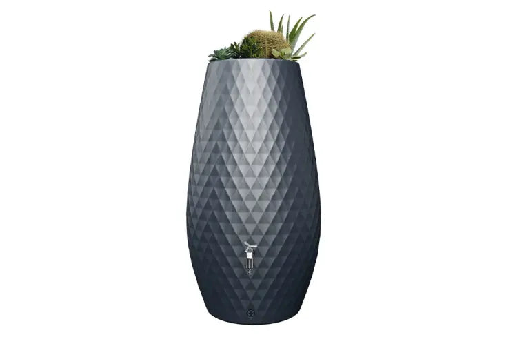 Récupérateur d’eau de pluie 230 L avec bac à plantes - Triagon