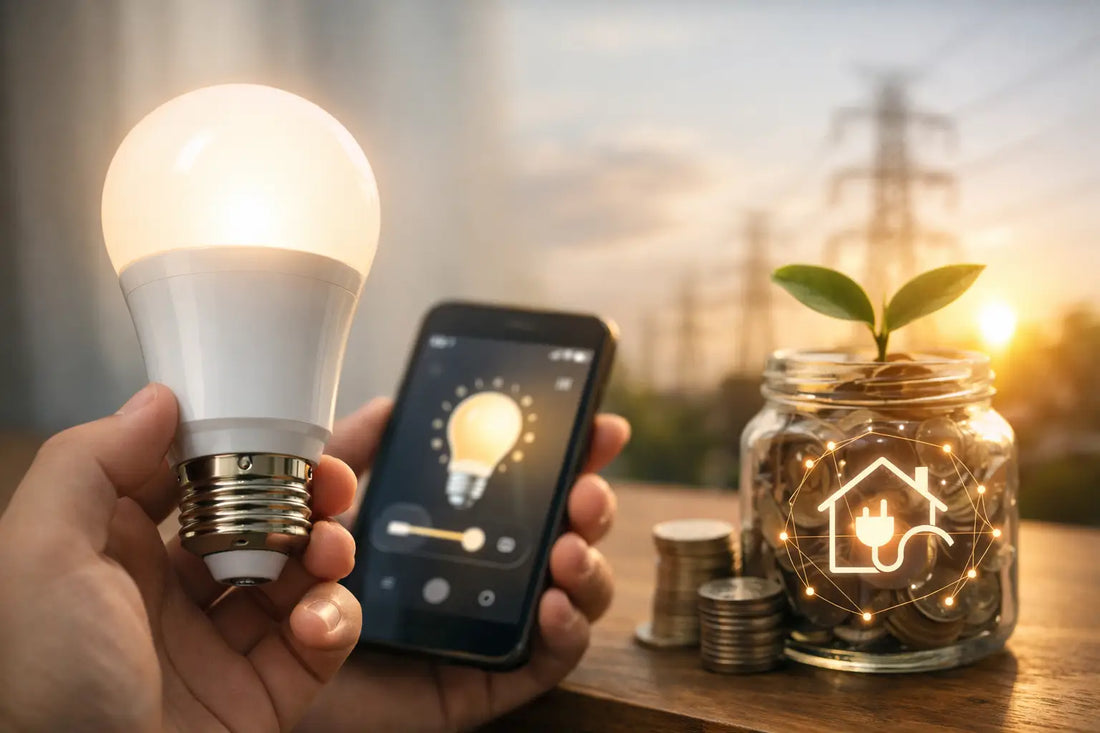 Ampoule connectée pour économiser électricité