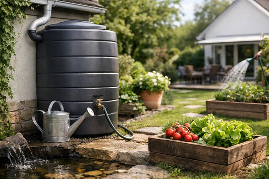 Récupérateur eau de pluie jardin maison