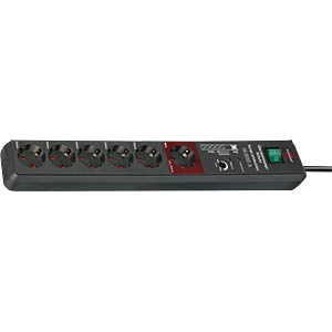 Bloc multiprise maître/esclave Secure-Tec, 6 prises, 3 m