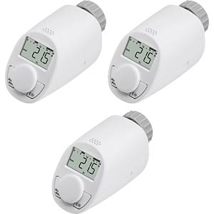 Thermostat de radiateur modèle N, électronique, pack de 3