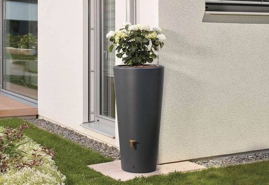 Récupérateur d'eau de pluie 220 L collecteur et robinet VASO