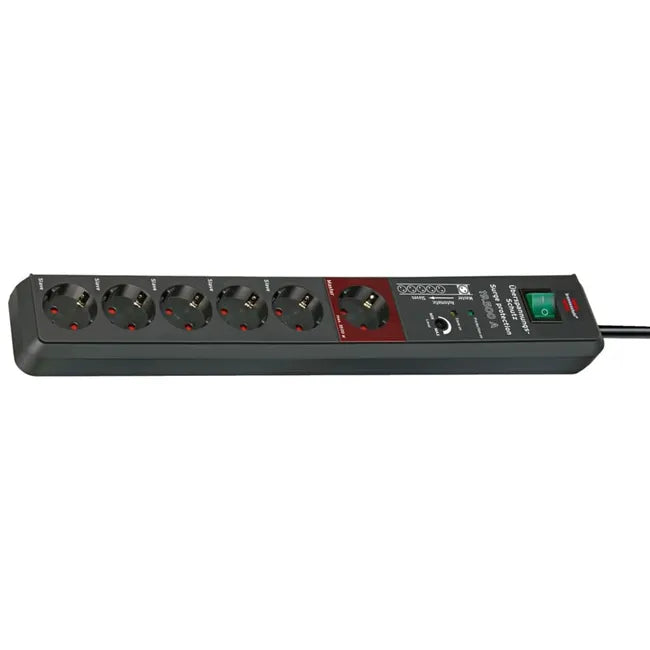 Bloc multiprise maître/esclave Secure-Tec, 6 prises, 3 m