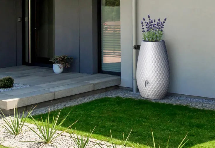 Récupérateur d’eau de pluie 230 L avec bac à plantes - Triagon